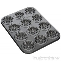 Cake Boss Novelty Nonstick Bakeware 12-Cup Flower Molded Cookie Pan  Gray - B00FB9Q3HO